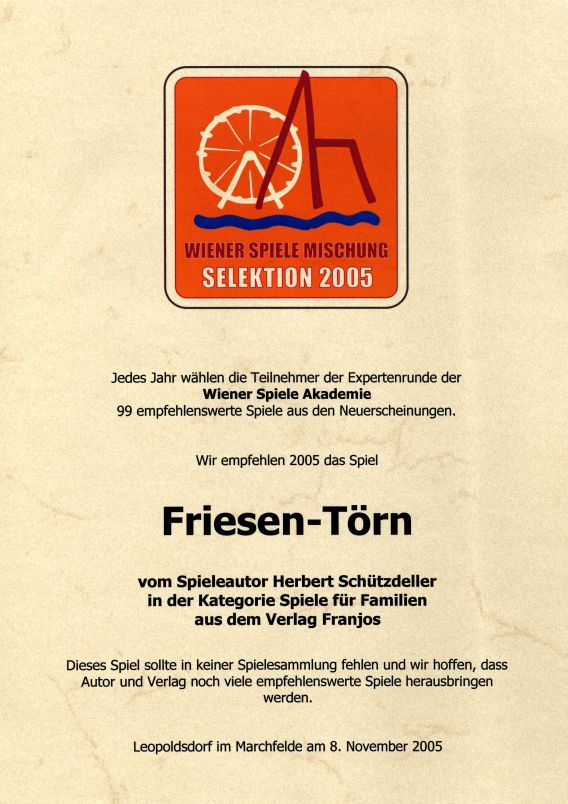 Friesen-T&ouml;rn Selektion 2005